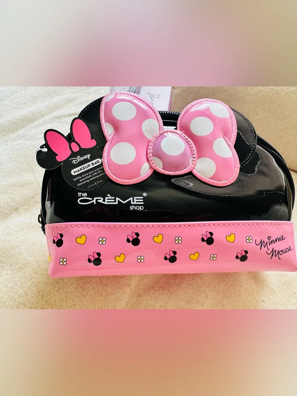 The Crème Shop x Disney 3D Teddy Headband™ + Minnie Mouse Cosmetic Bag 🎀